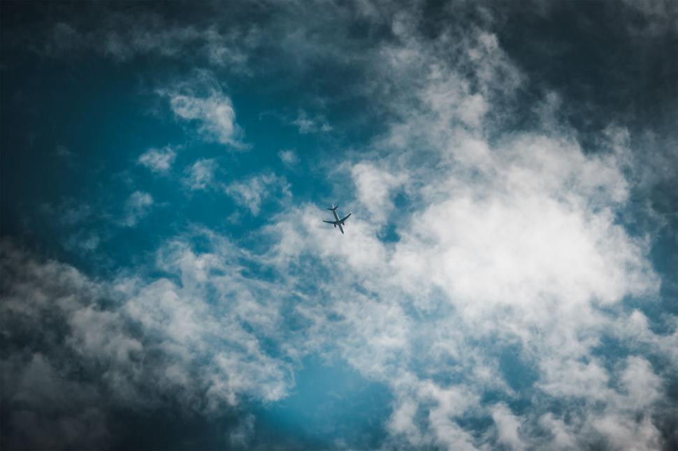 Free Image of Airplane in the sky 