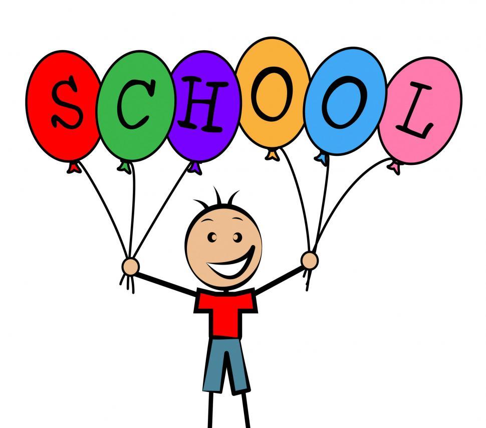 Free Image of School Balloons Indicates Son Educating And Educate 