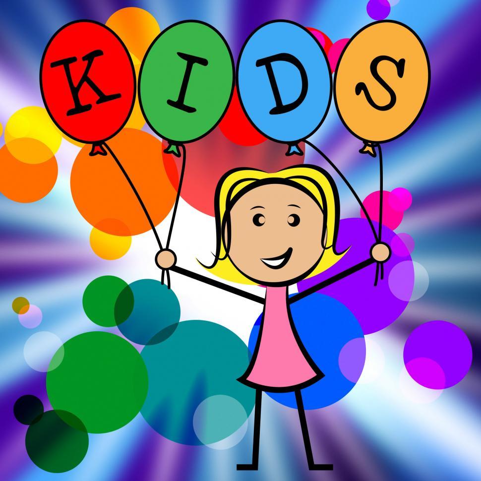Free Image of Kids Balloons Shows Youths Female And Youngster 