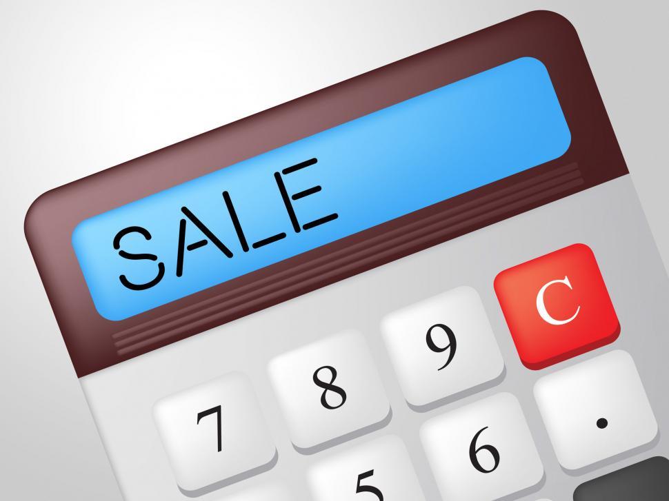 Free Image of Sale Calculator Represents Calculate Retail And Reduction 