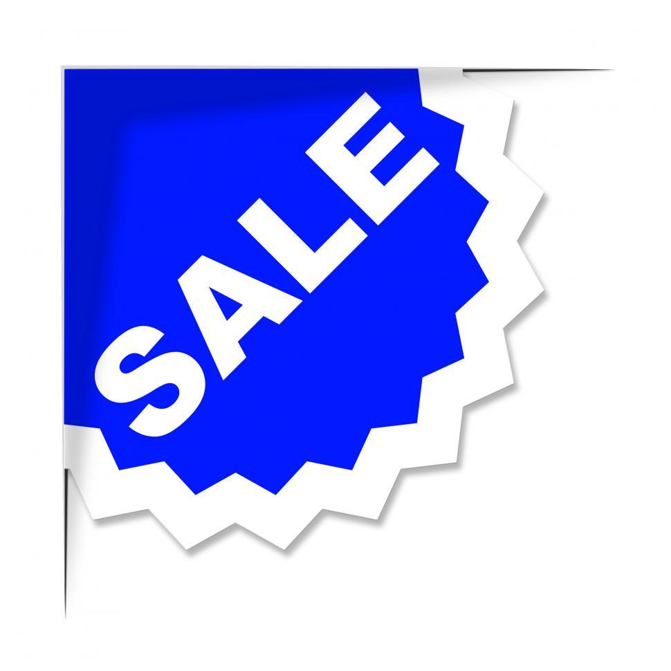 Free Image of Sale Label Means Promo Save And Offer 