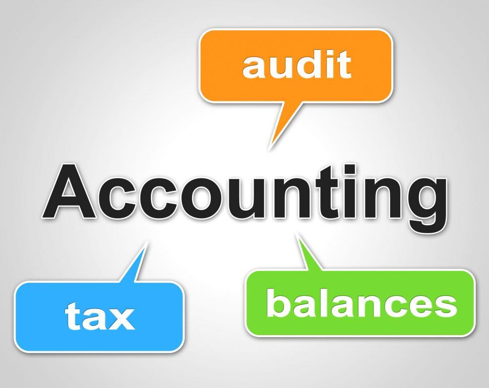 Free Image of Accounting Words Indicates Balancing The Books And Accountant 