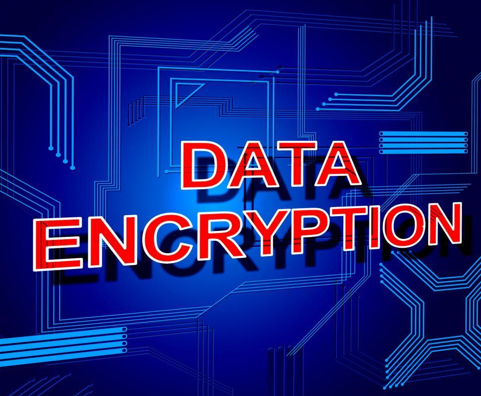 Free Image of Data Encryption Sign Represents Www Keyboard And Bytes 