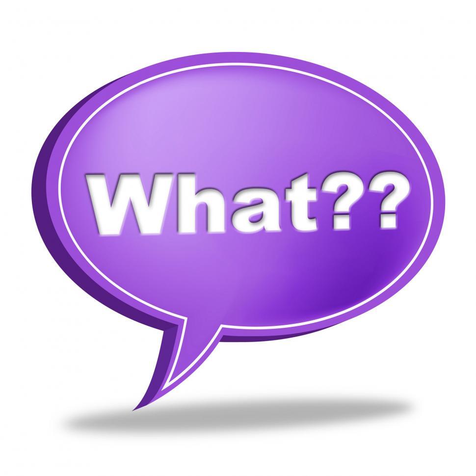 Free Image of What Message Means Frequently Asked Questions And Answer 