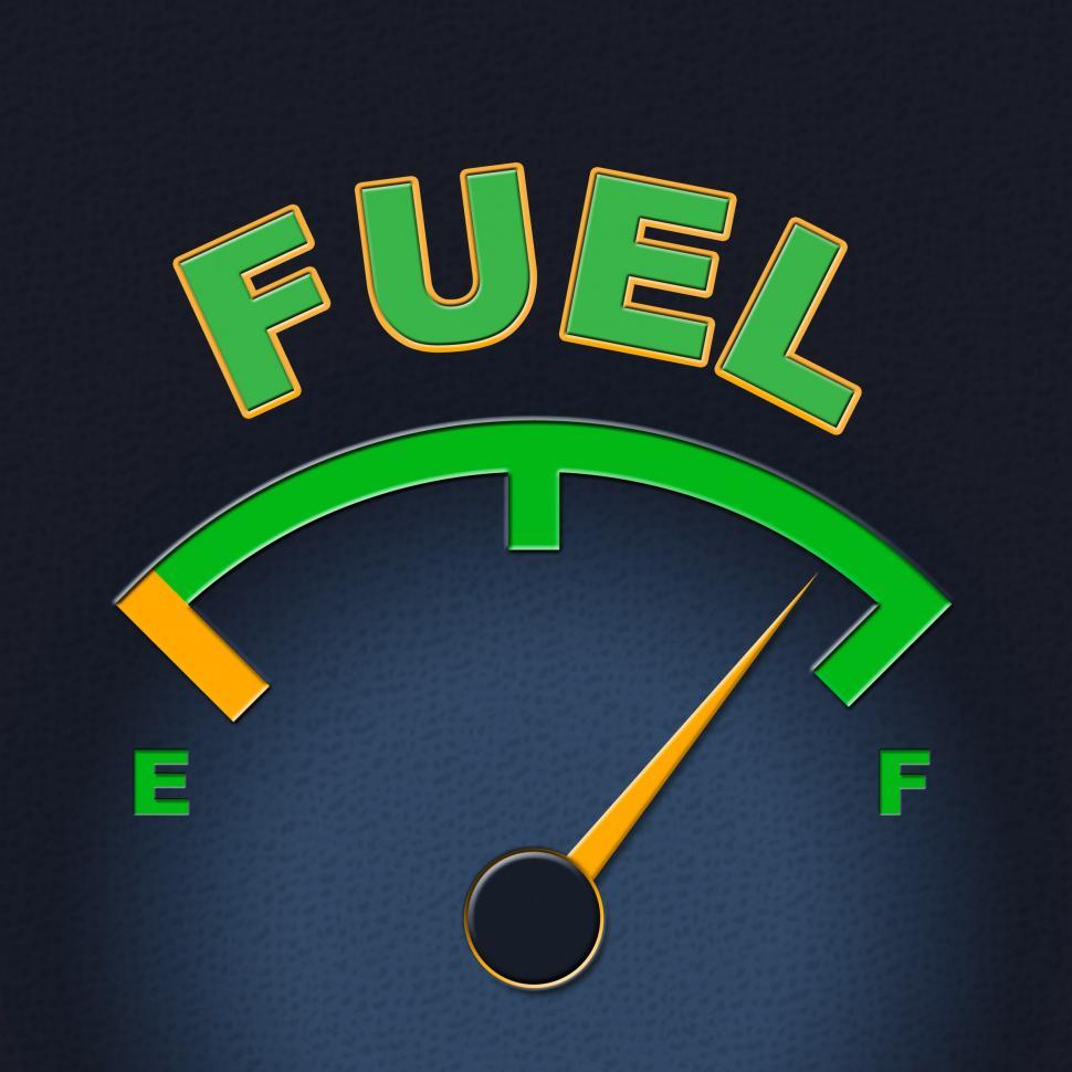 Free Image of Fuel Gauge Represents Power Source And Dial 