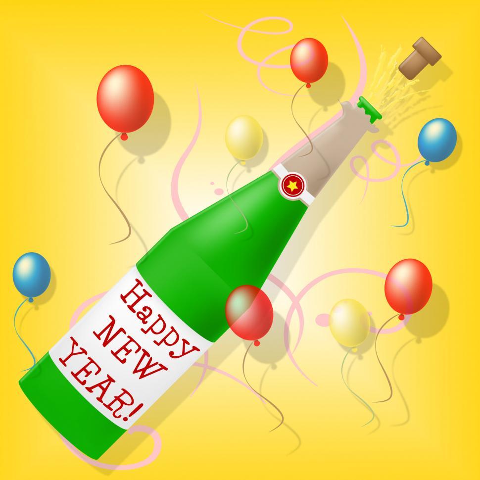 Free Image of Happy New Year Means Celebrate Joy And Partying 