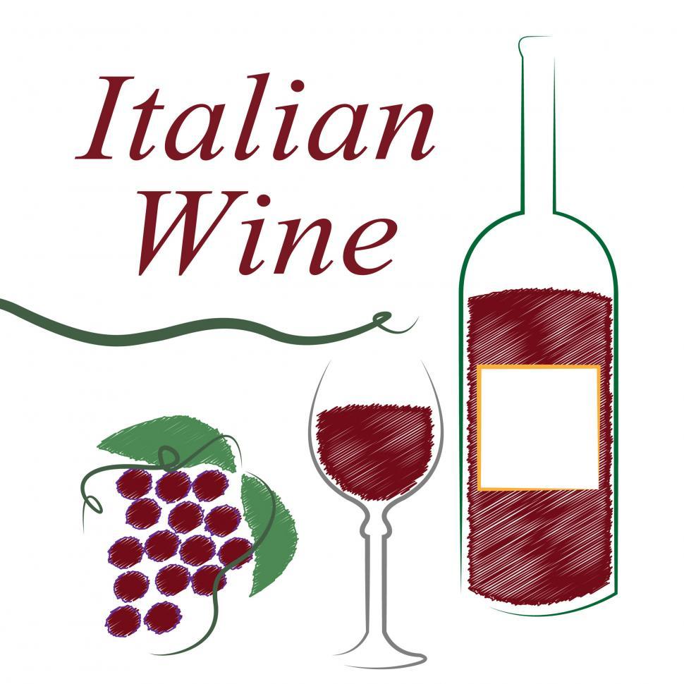 Free Image of Italian Wine Shows Alcoholic Drink And Booze 