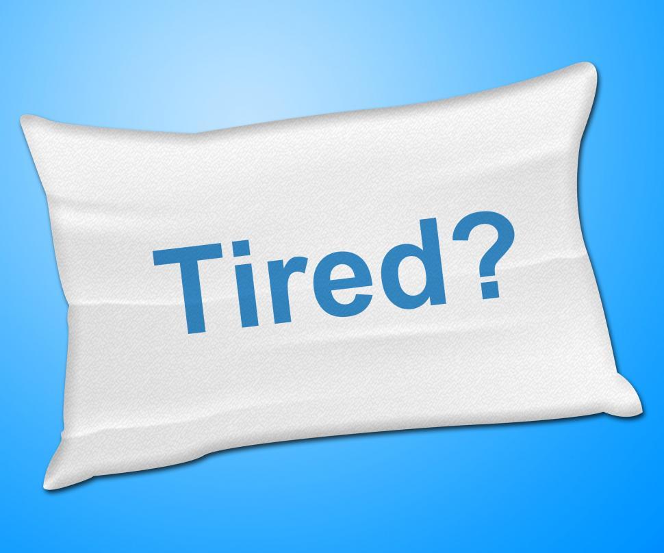 Free Image of Tired Pillow Represents Bed Insomnia And Bedding 
