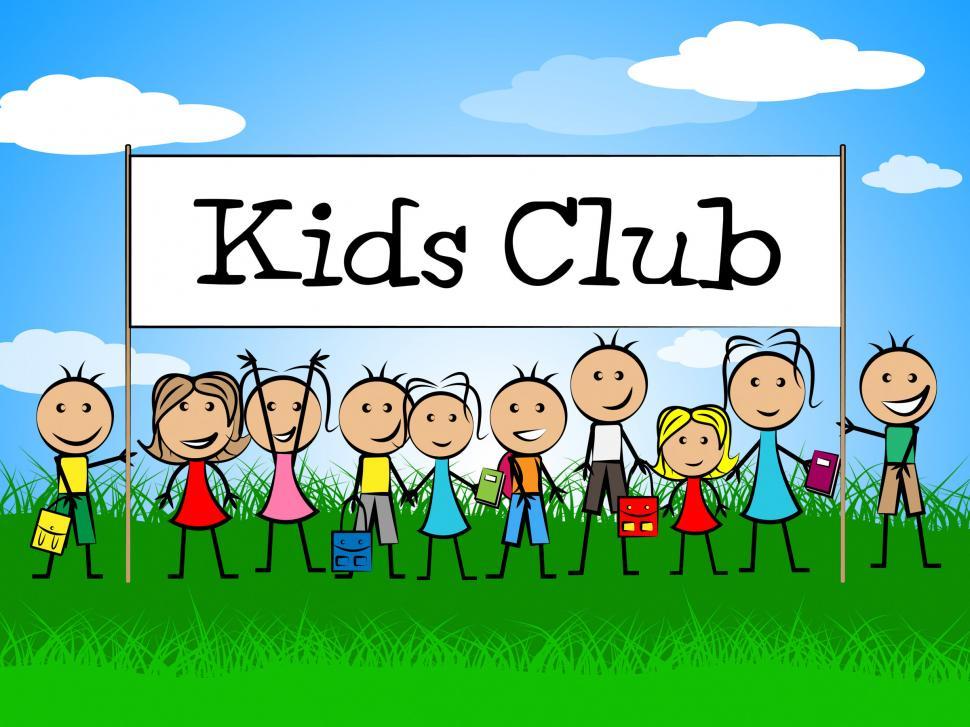 Free Image of Kids Club Indicates Free Time And Apply 