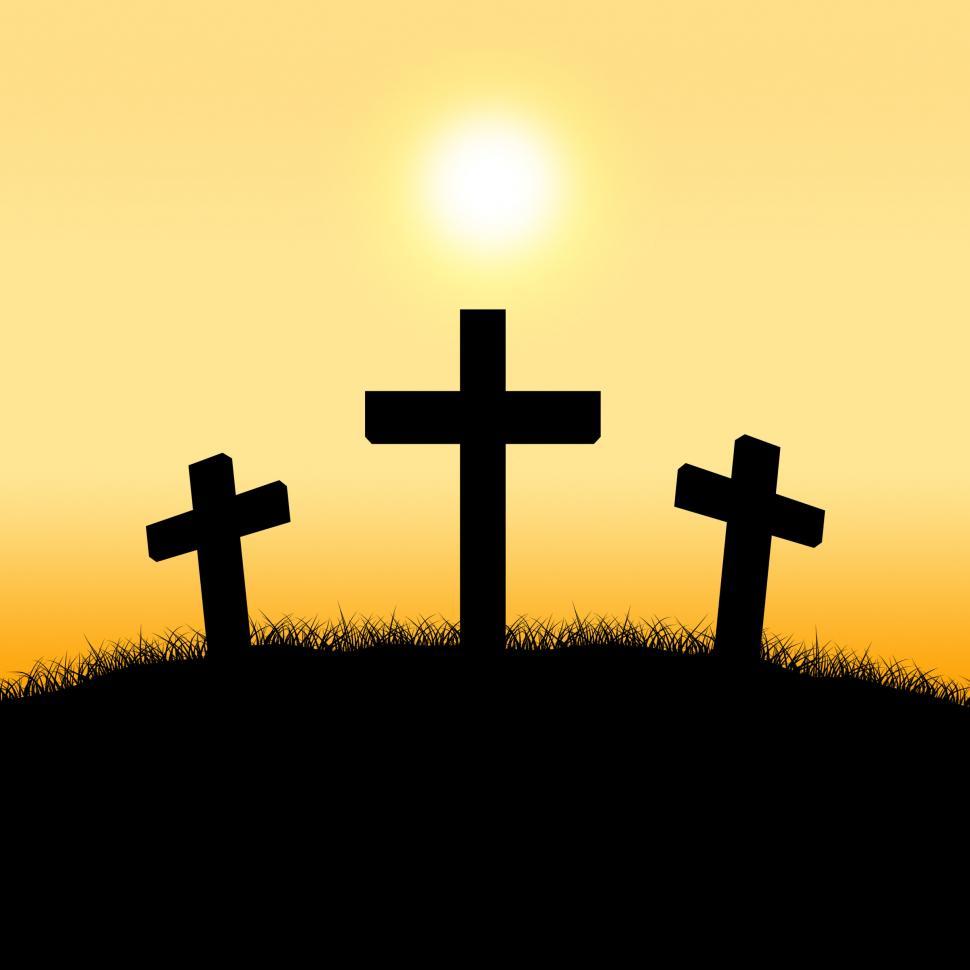 Free Image of Graveyard Hill Indicates Place Of Burial And Afterlife 