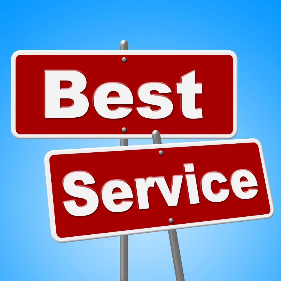 Free Image of Best Service Signs Means Number One And Advice 