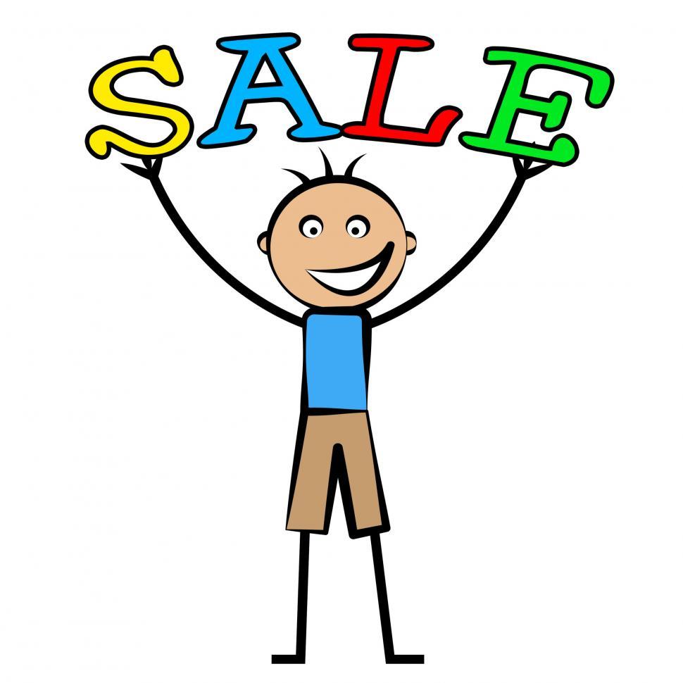 Free Image of Boys Sale Represents Childhood Male And Promo 