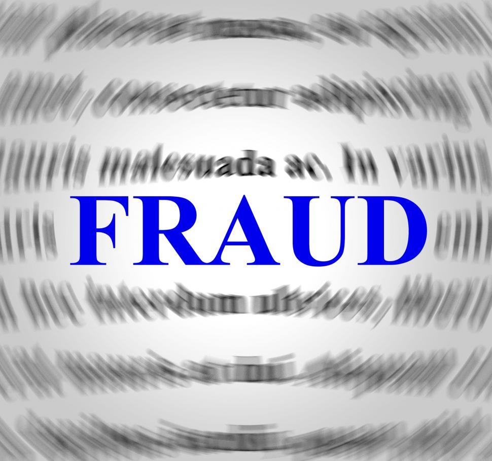 Free Image of Fraud Definition Indicates Rip Off And Con 