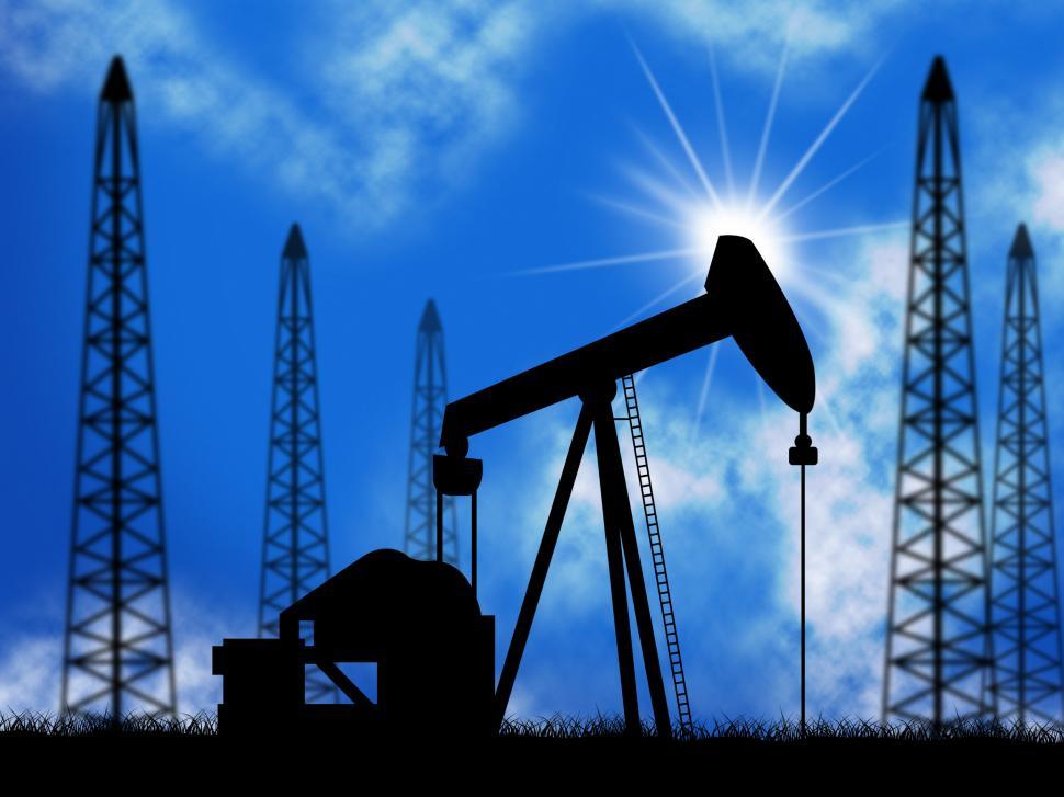 Free Image of Oil Wells Means Power Source And Drill 