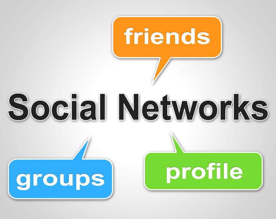 Free Image of Social Network Words Means Web Forums And Blogging 