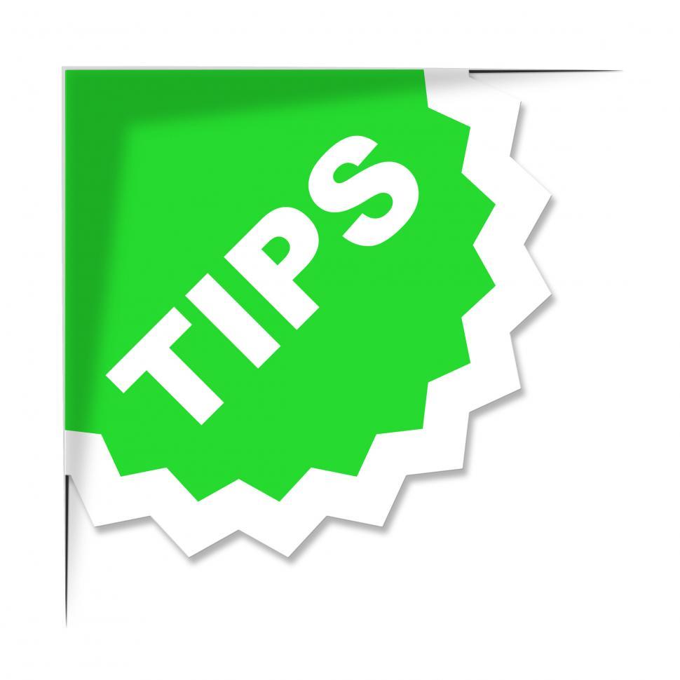 Free Image of Tips Label Represents Ideas Help And Idea 