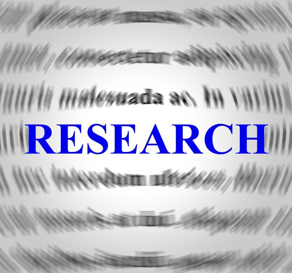 Free Image of Research Definition Represents Gathering Data And Analyse 