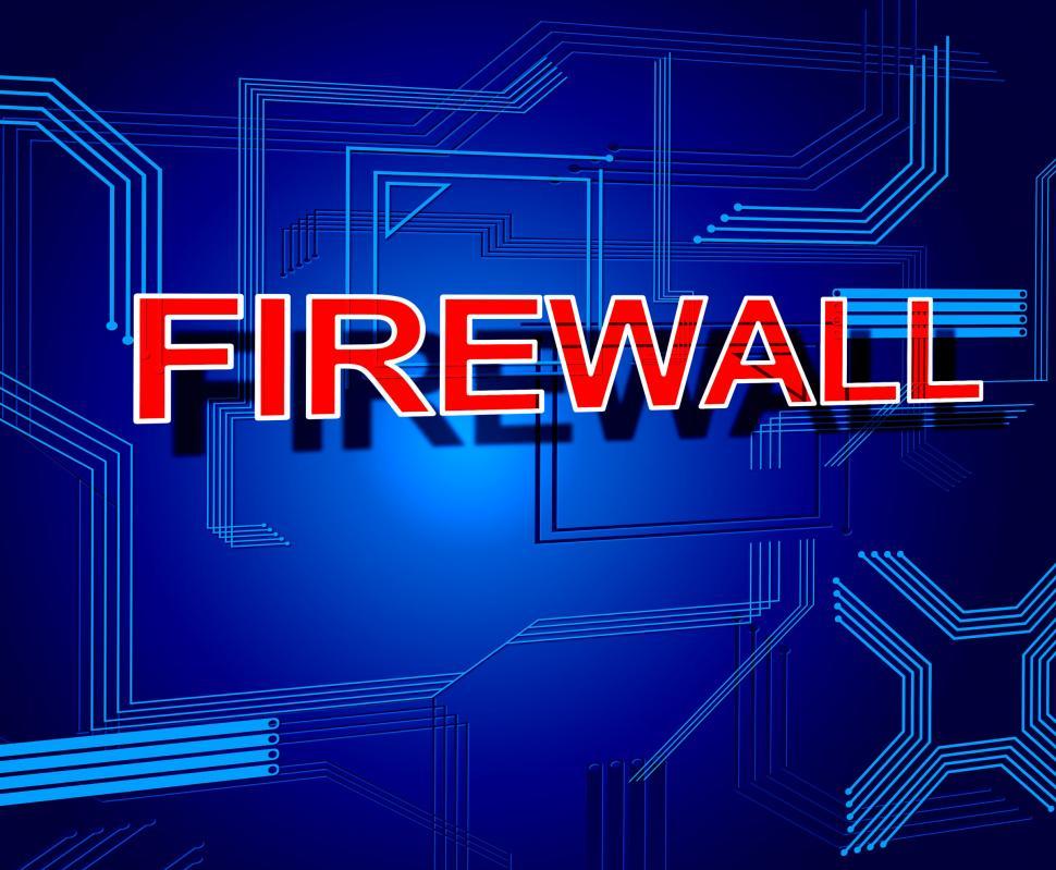 Free Image of Firewall Sign Represents Protect Online And Www 