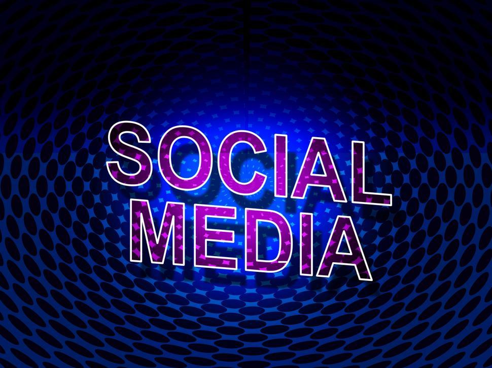 Free Image of Social Media Sign Shows Network People And Communication 