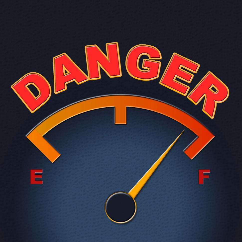 Free Image of Danger Gauge Indicates Caution Dangerous And Measure 