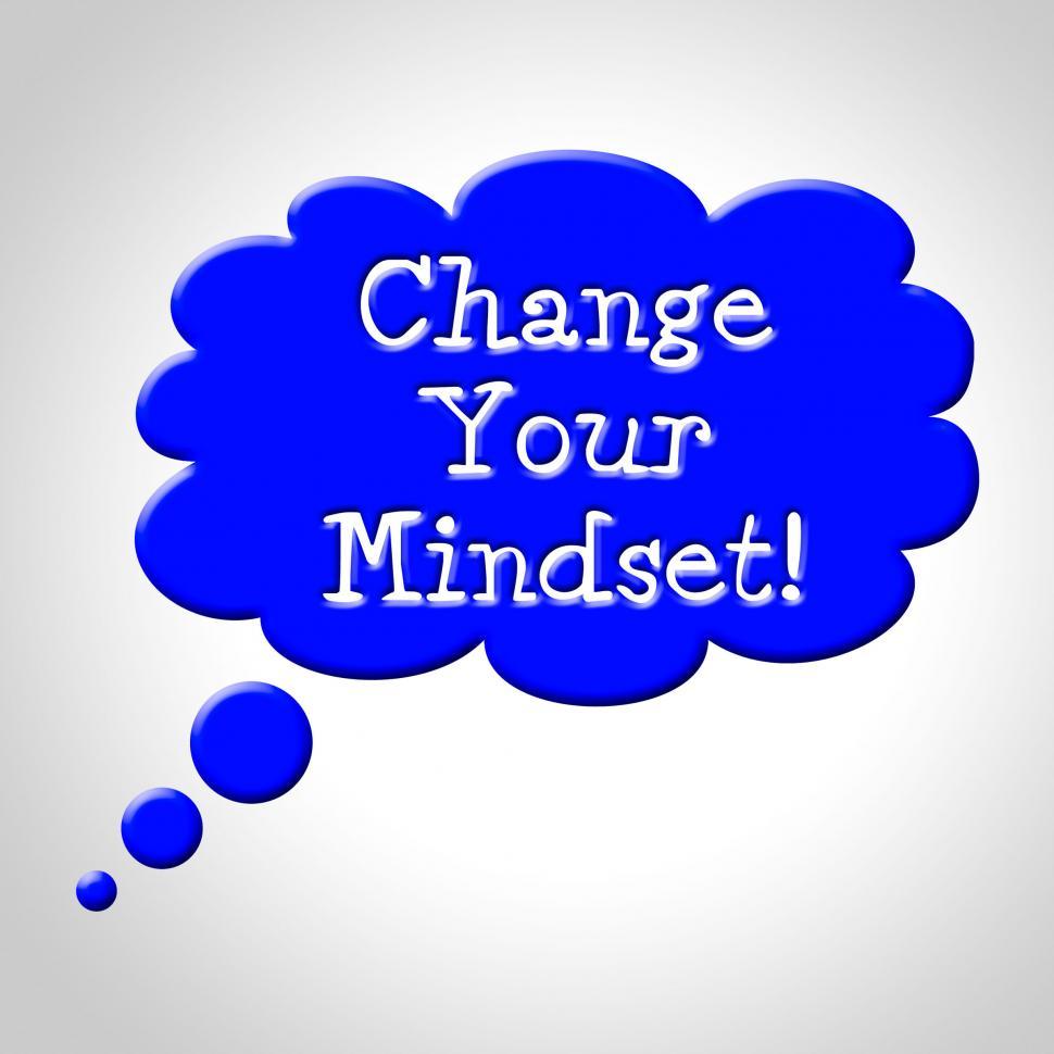 Free Image of Change Your Mindset Means Think About It And Reflecting 