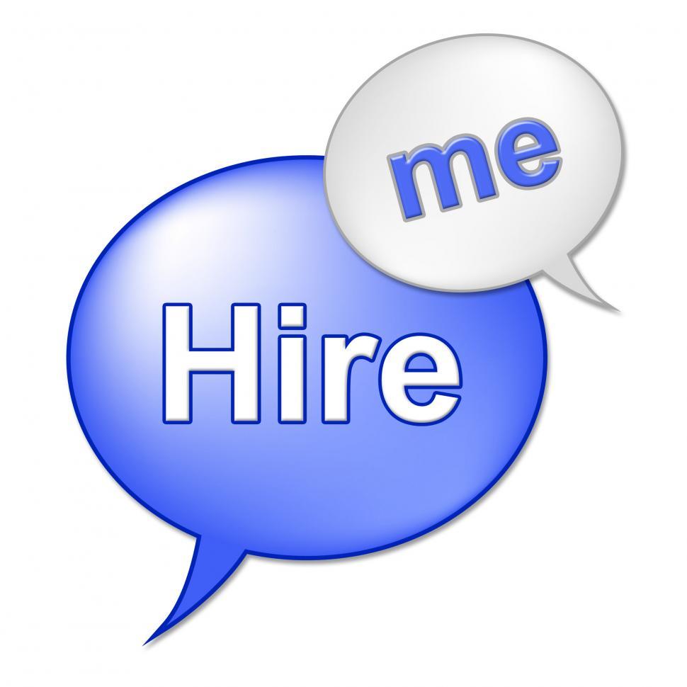 Free Image of Hire Me Sign Indicates Job Applicant And Employment 