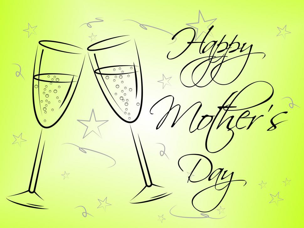 Free Image of Happy Mother s Day Represents Mummy Mum And Joy 