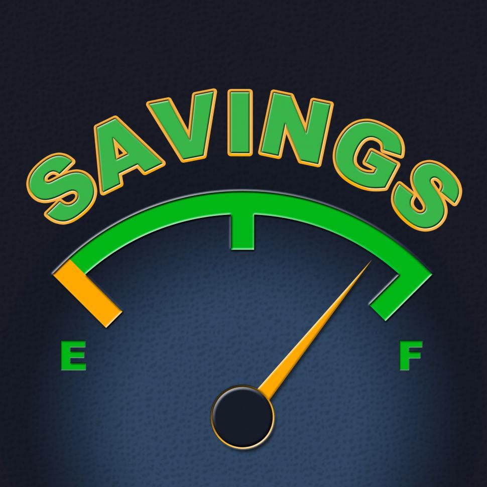 Free Image of Savings Gauge Indicates Invest Monetary And Cash 
