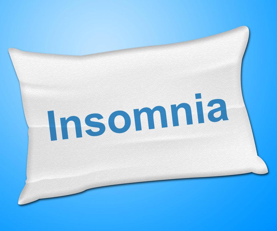 Free Image of Insomnia Pillow Means Trouble Sleeping And Cushion 