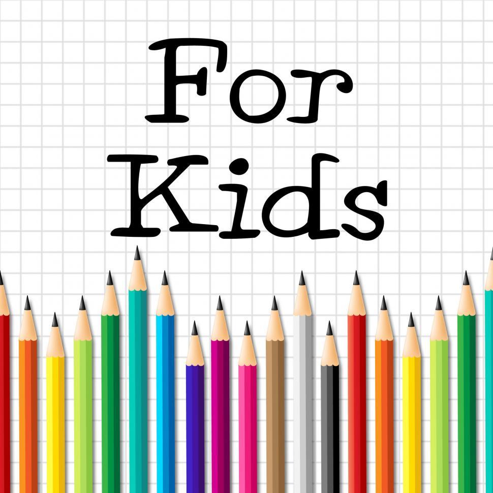 Free Image of For Kids Pencils Indicates Youngsters Learn And Education 