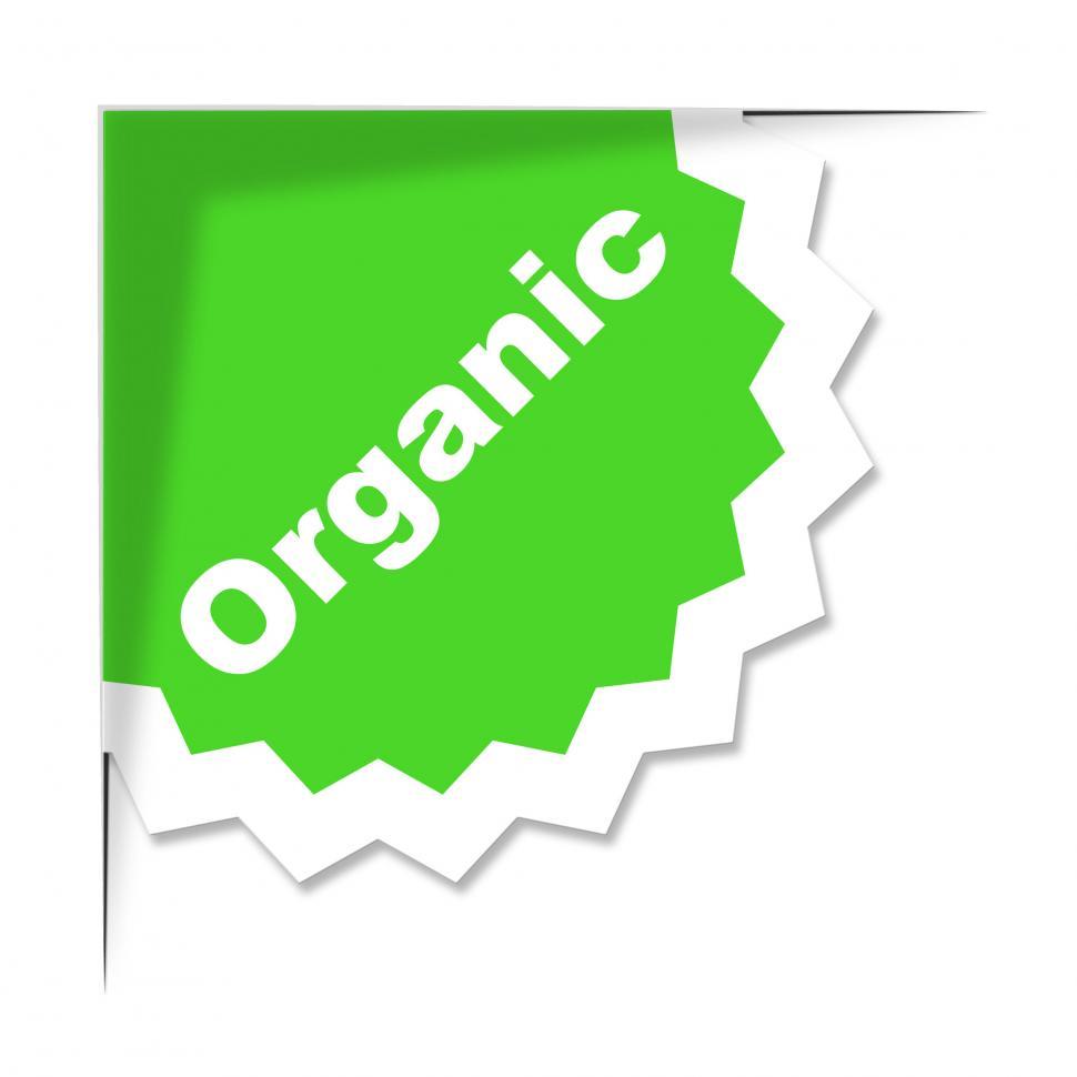 Free Image of Organic Label Means Advertisement Sign And Placard 