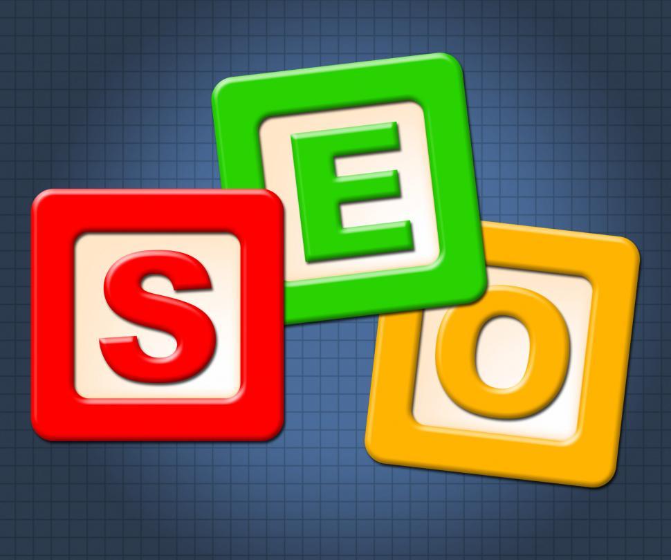 Free Image of Seo Kids Blocks Shows Optimization Youngsters And Childhood 