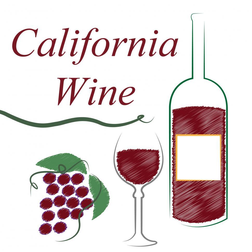 Free Image of California Wine Means The United States And Booze 