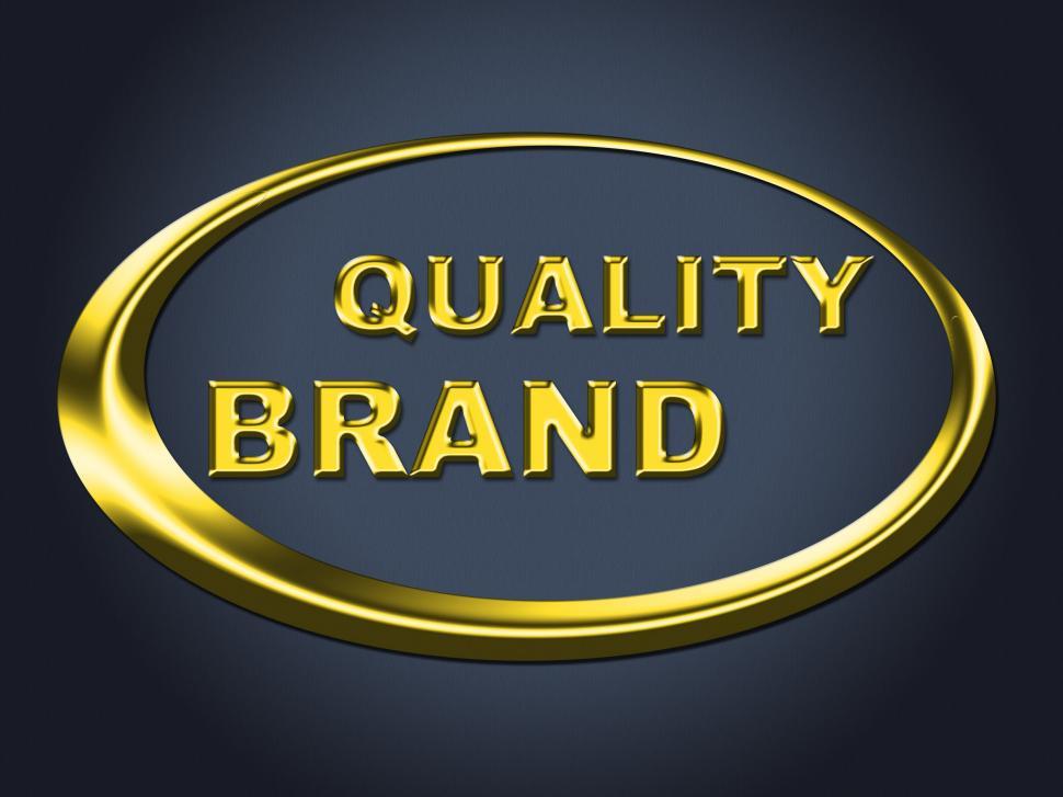 Free Image of Quality Brand Sign Represents Company Identity And Advertisement 