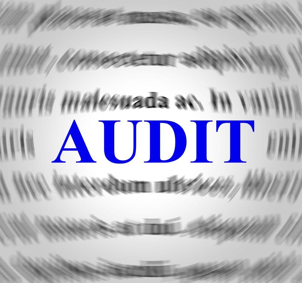 Free Image of Audit Definition Means Validation Analysis And Inspect 