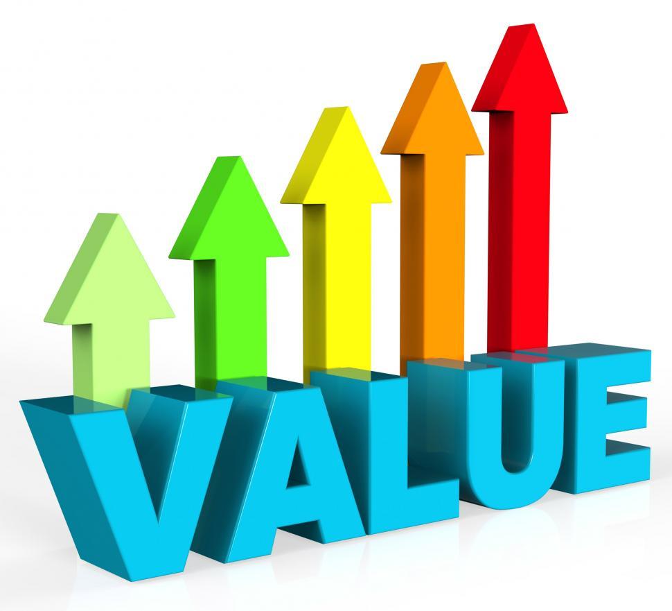 Free Image of Increase Value Means Up Worth And Valuable 