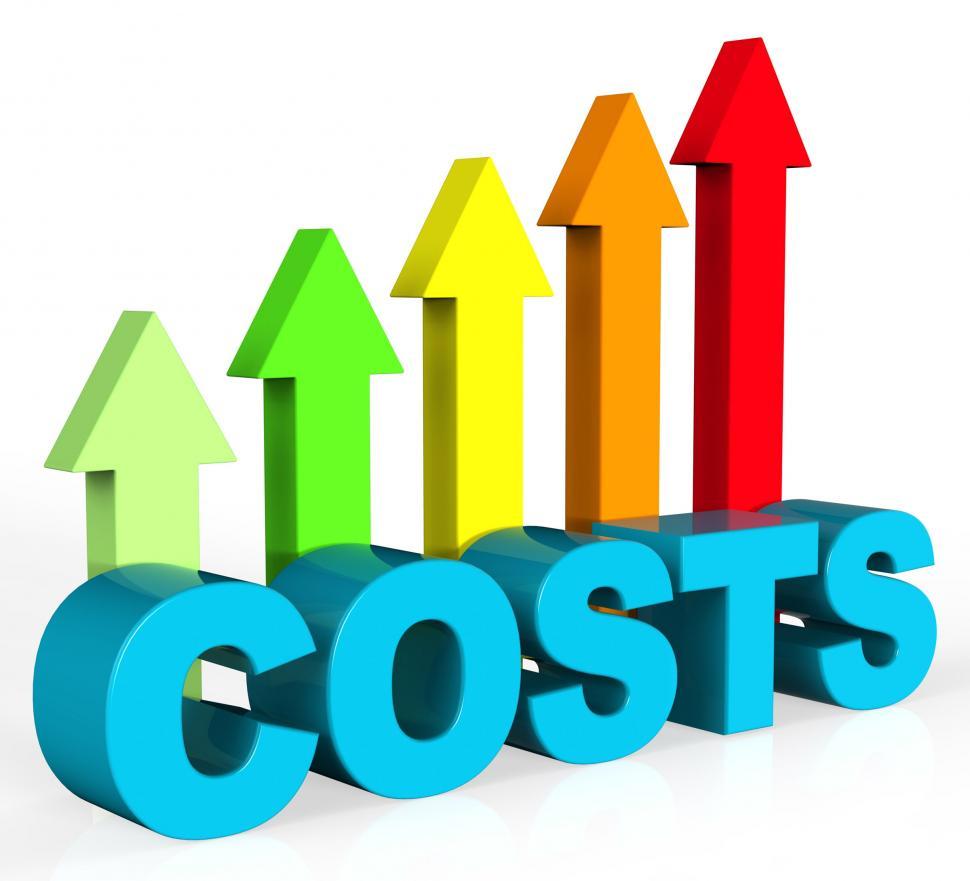 Free Image of Increase Costs Shows Finances Outlay And Rise 