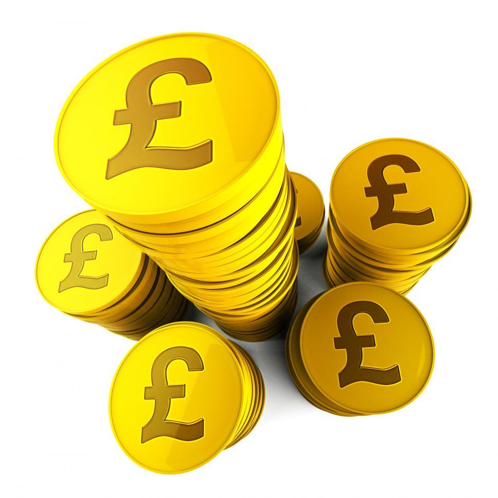 Free Image of Pound Savings Means Financial Increase And Currency 