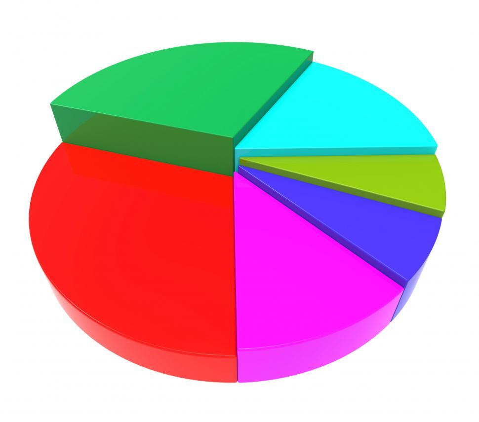 Free Image of Pie Chart Represents Financial Report And Data 