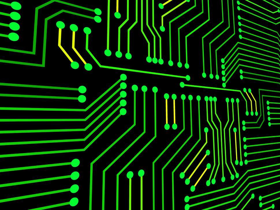 Free Image of Circuit Board Represents Hi Tech And Electronics 