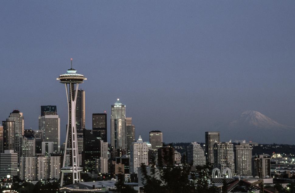 Free Image of Desaturated Seattle 