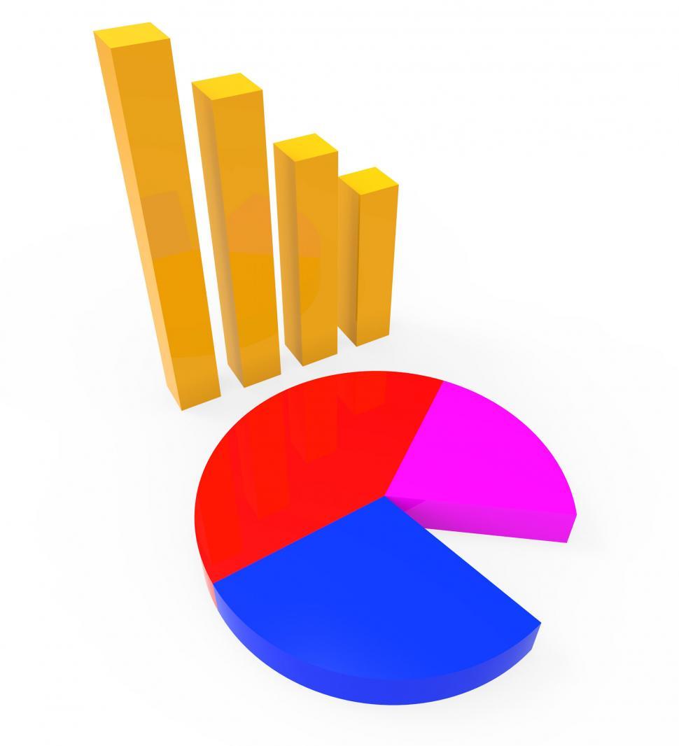 Free Image of Graph Report Shows Graphs Charts And Infochart 