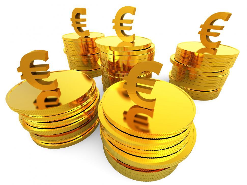 Free Image of Euro Cash Indicates Invest Growth And European 