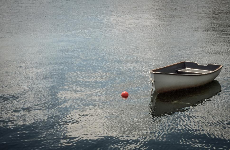 Free Image of Dinghy and Buoy 