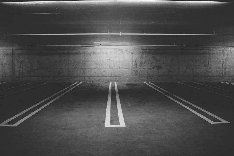 Free Image of Empty Parking Garage With No People 