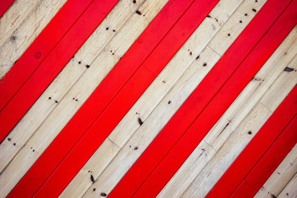 Free Image of Close Up of a Wooden American Flag 