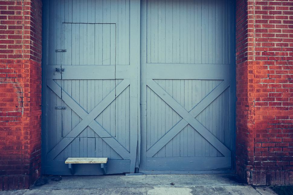 Free Image of Two Adjacent Doors in an Urban Setting 