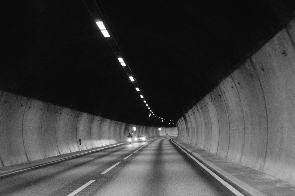 Free Image of Dark Tunnel Leading Into the Unknown 