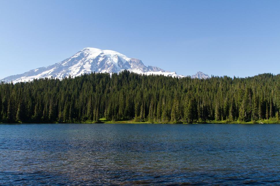 Free Image of Reflection Lake, Mount Rainer 