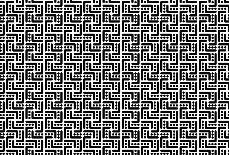 Free Image of Black and White Square Pattern 